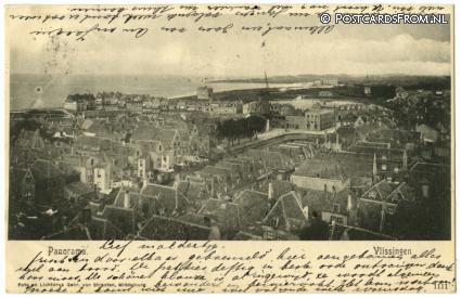 ansichtkaart: Vlissingen, Panorama