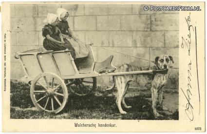 ansichtkaart: --, Walchersche hondenkar