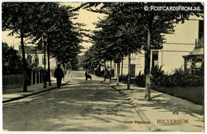 ansichtkaart: Hilversum, Oude Enghweg