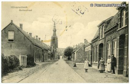 ansichtkaart: Hilvarenbeek, Gelderstraat