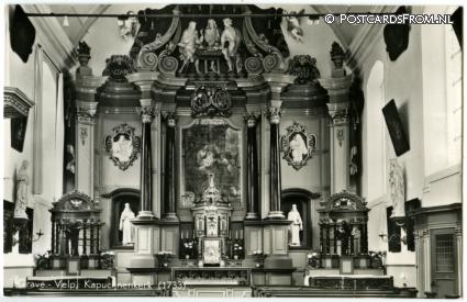 Grave, Velp. Kapucijnenkerk 1733. Interieur ansichtkaart: Grave, Velp. Kapucijnenkerk 1733. Interieur