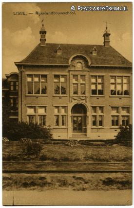 ansichtkaart: Lisse, Rijkslandbouwschool