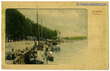 Zutphen, Ysselkade ansichtkaart: Zutphen, Ysselkade