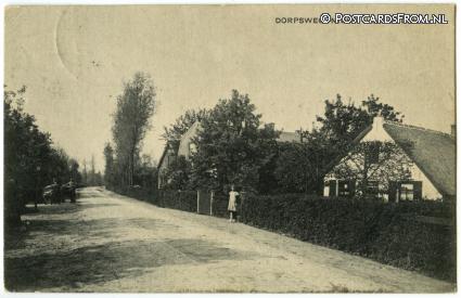 ansichtkaart: Nieuw-Loosdrecht, Dorpsweg