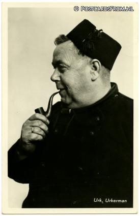 ansichtkaart: Urk, Urkerman