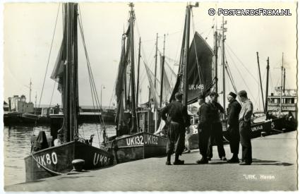 ansichtkaart: Urk, Haven
