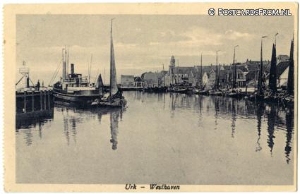 ansichtkaart: Urk, Westhaven