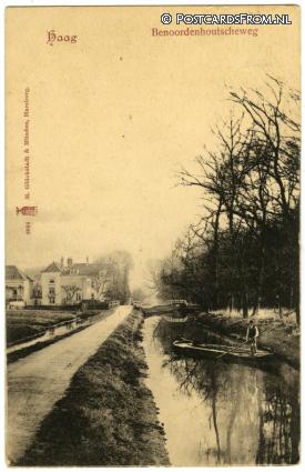 's-Gravenhage, Benoordenhoutscheweg ansichtkaart: 's-Gravenhage, Benoordenhoutscheweg