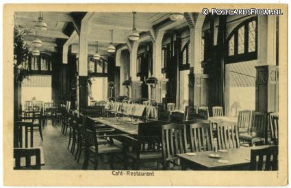 ansichtkaart: Tilburg, Hotel Cafe-Rest. 'Riche'
