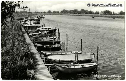 Schelluinen, Jachthaven ansichtkaart: Schelluinen, Jachthaven