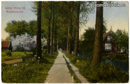 ansichtkaart: Schoonhoven, Lange Steeg bij Schoonhoven