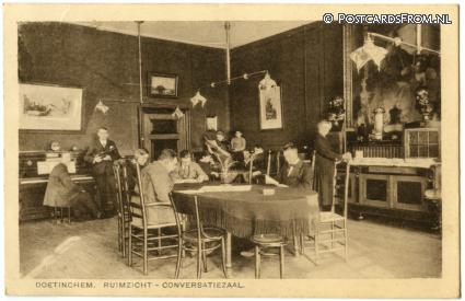 Doetinchem, Ruimzicht. Conversatiezaal ansichtkaart: Doetinchem, Ruimzicht. Conversatiezaal
