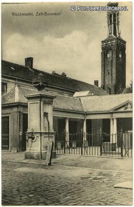 Zaltbommel, Vischmarkt ansichtkaart: Zaltbommel, Vischmarkt