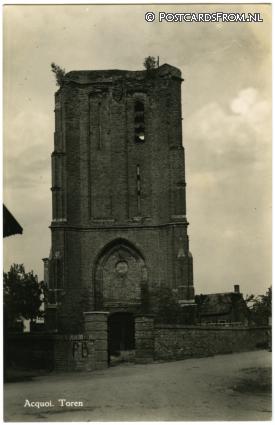 ansichtkaart: Acquoy, Toren