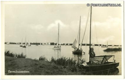 ansichtkaart: Oud Ade, Zevenhuizersloot