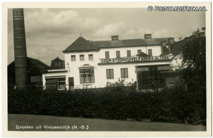 ansichtkaart: Nieuwendijk NB, Coop. Stoomzuivelfabriek 'Altena'
