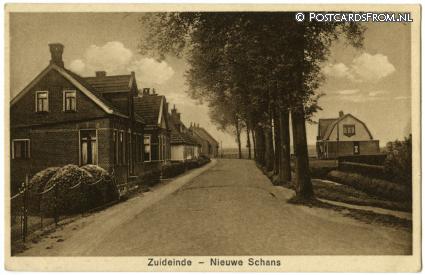 ansichtkaart: Bad Nieuweschans, Zuideinde