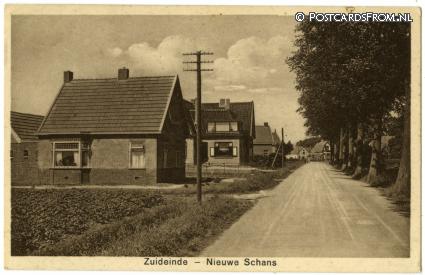 ansichtkaart: Bad Nieuweschans, Zuideinde