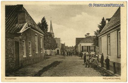 ansichtkaart: Bad Nieuweschans, Kruisstraat