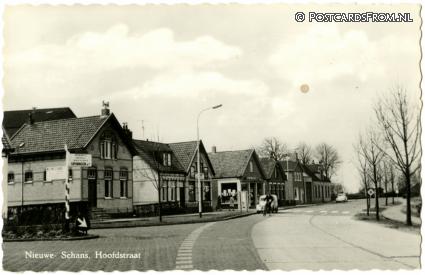 ansichtkaart: Bad Nieuweschans, Hoofdstraat