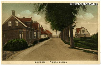 ansichtkaart: Bad Nieuweschans, Zuideinde