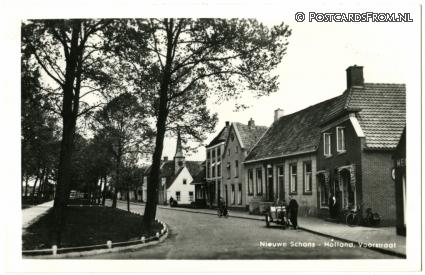 ansichtkaart: Bad Nieuweschans, Voorstraat