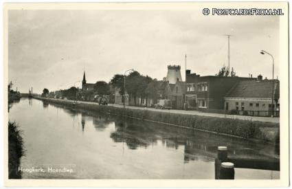 Groningen Hoogkerk, Hoendiep ansichtkaart: Groningen Hoogkerk, Hoendiep