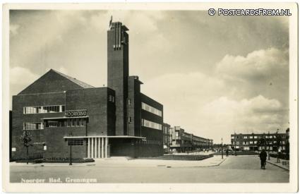 ansichtkaart: Groningen, Noorder Bad