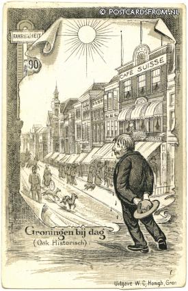 Groningen, Bij dag. Ook Historisch ansichtkaart: Groningen, Bij dag. Ook Historisch