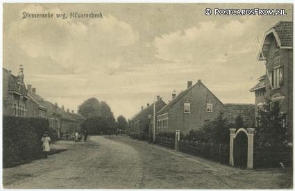 ansichtkaart: Hilvarenbeek, Diessensche weg