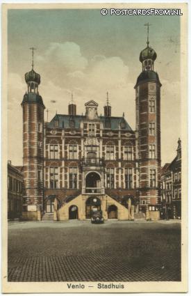 ansichtkaart: Venlo, Stadhuis