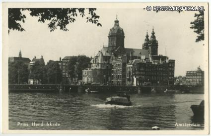 Amsterdam, Prins Hendrikkade ansichtkaart: Amsterdam, Prins Hendrikkade