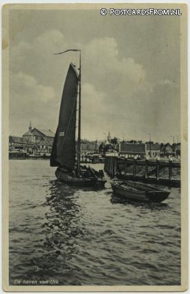 ansichtkaart: Urk, De haven van Urk