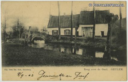 Geulhem, Brug over de Geul ansichtkaart: Geulhem, Brug over de Geul