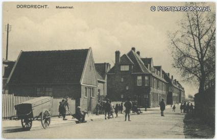 Dordrecht, Maasstraat ansichtkaart: Dordrecht, Maasstraat