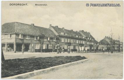 Dordrecht, Brouwersdijk ansichtkaart: Dordrecht, Brouwersdijk