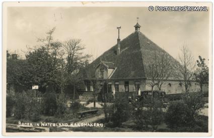 ansichtkaart: Broek in Waterland, Kaasmakerij