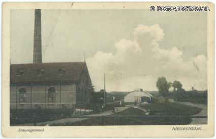 ansichtkaart: Nieuwendijk NB, Stoomgemaal