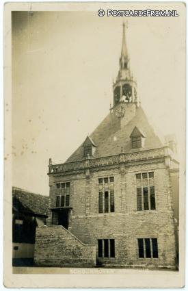 ansichtkaart: Schoonhoven, Stadhuis