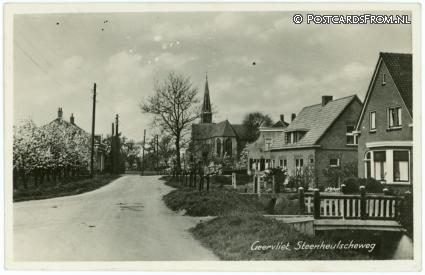 ansichtkaart: Geervliet, Steenheulscheweg