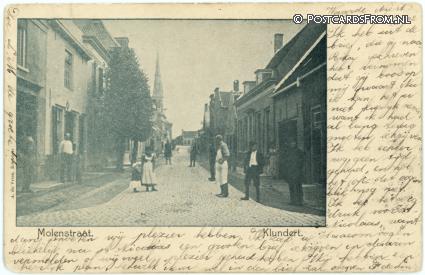 ansichtkaart: Klundert, Molenstraat