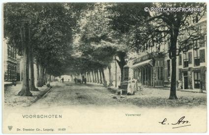 Voorschoten, Voorstraat ansichtkaart: Voorschoten, Voorstraat