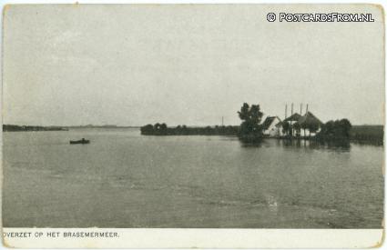 --, Overzet op het Brasemermeer ansichtkaart: --, Overzet op het Brasemermeer