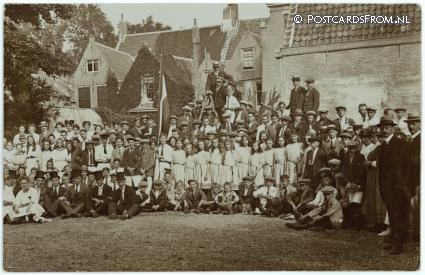 Zierikzee, Feestviering 50-jarig bestaan der R.H.B.S. September 1919 ansichtkaart: Zierikzee, Feestviering 50-jarig bestaan der R.H.B.S. September 1919