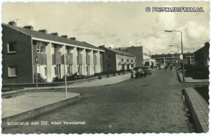 Noordwijk aan Zee, Albert Verweijstraat ansichtkaart: Noordwijk aan Zee, Albert Verweijstraat