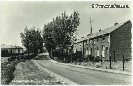 Brouwershaven, Jac. Cars straat ansichtkaart: Brouwershaven, Jac. Cars straat