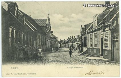 Axel, Lange Weststraat ansichtkaart: Axel, Lange Weststraat