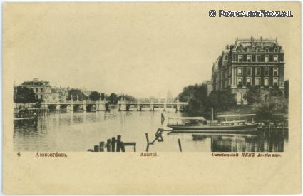 Amsterdam, Amstel ansichtkaart: Amsterdam, Amstel