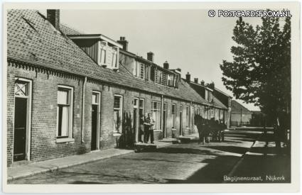 Nijkerk GL, Bagijnenstraat ansichtkaart: Nijkerk GL, Bagijnenstraat