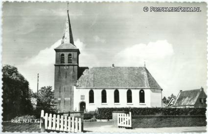 ansichtkaart: Ried, N.H. Kerk